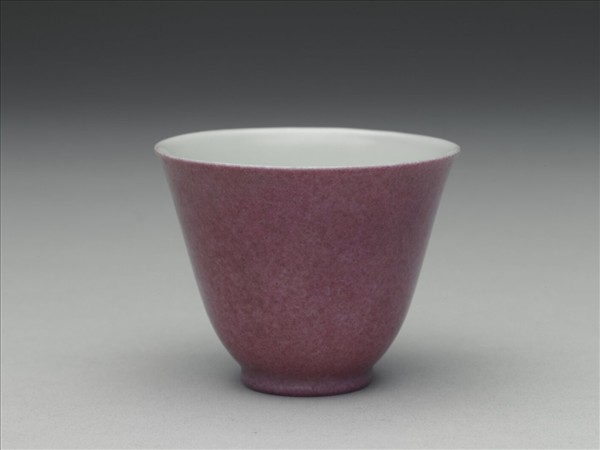 胭脂紅彩杯
