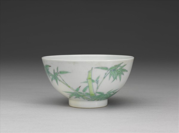 鬥彩翠竹碗