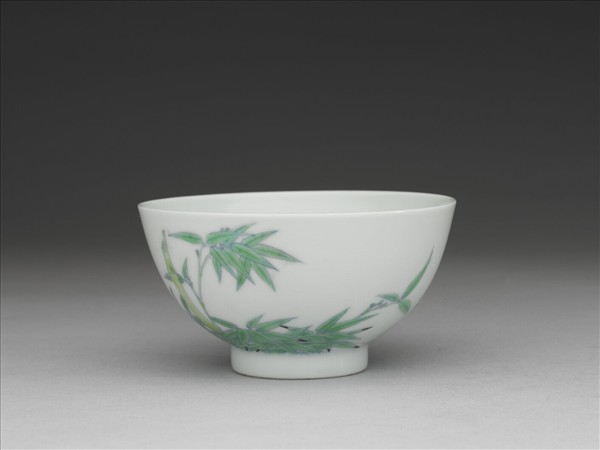 鬥彩翠竹碗