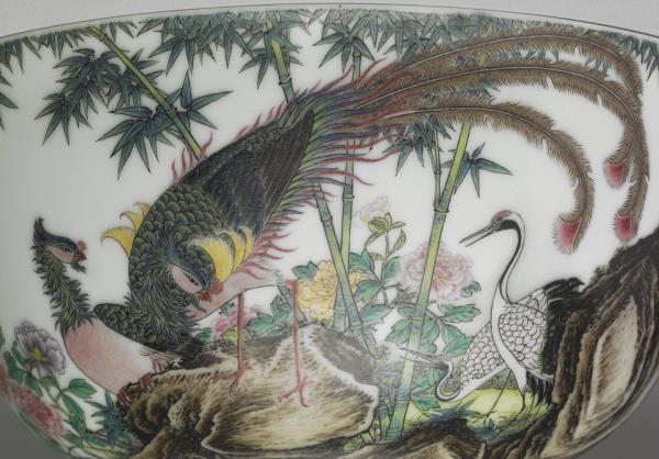 琺瑯彩瓷五倫圖碗