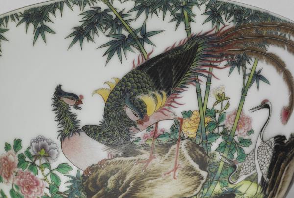 琺瑯彩瓷五倫圖碗