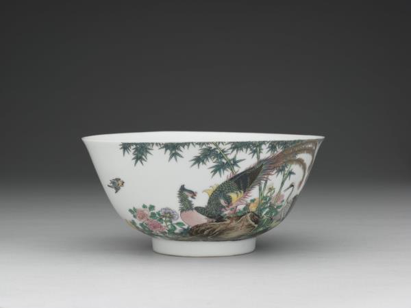 琺瑯彩瓷五倫圖碗