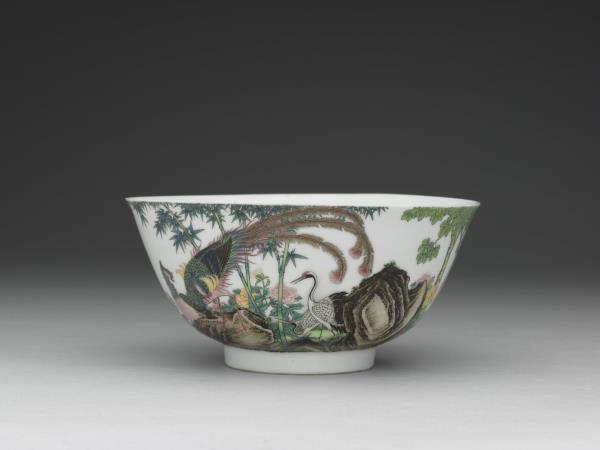 琺瑯彩瓷五倫圖碗