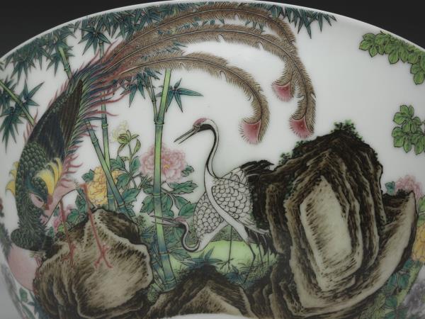 琺瑯彩瓷五倫圖碗