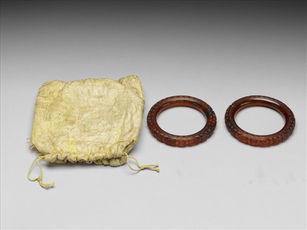 琥珀手鐲（一對）