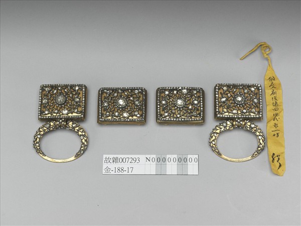 嵌西洋玻璃帶頭