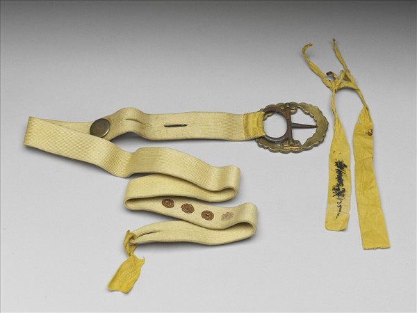 鍍金蝙蝠紋帶扣涼帶