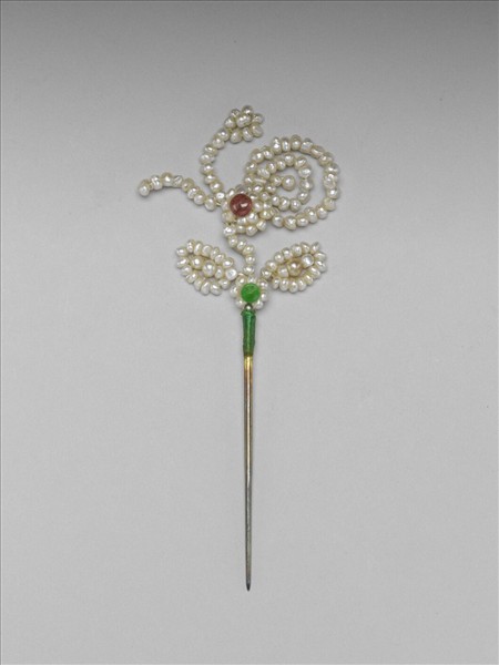 珍珠花簪