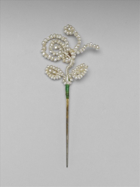 珍珠花簪