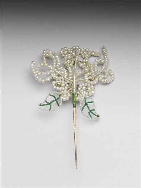 珍珠花簪