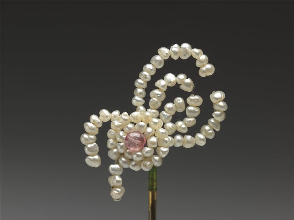 珍珠花簪