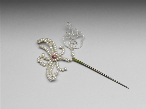 珍珠花簪