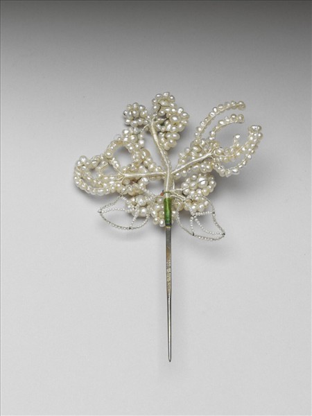 珍珠花簪