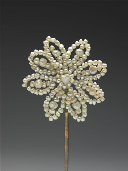 珍珠花簪