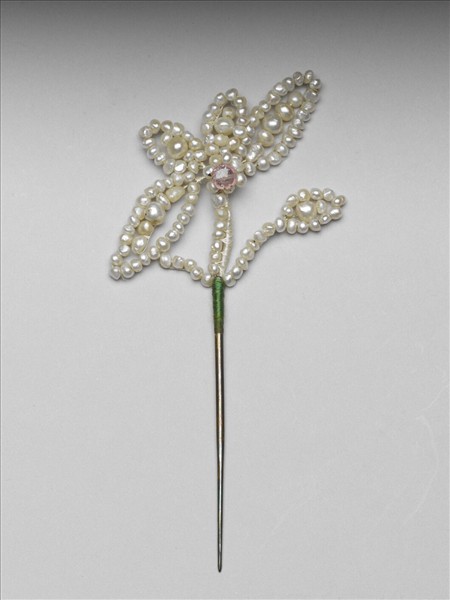 珍珠花簪
