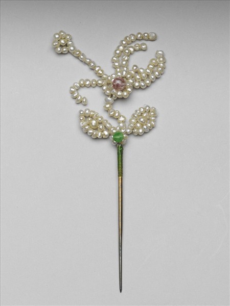 珍珠花簪