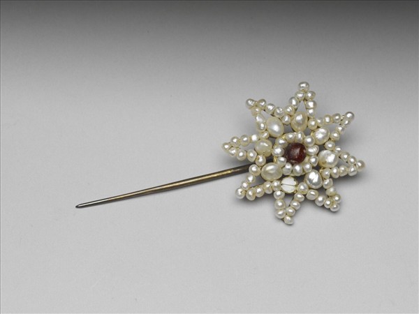 珍珠花簪