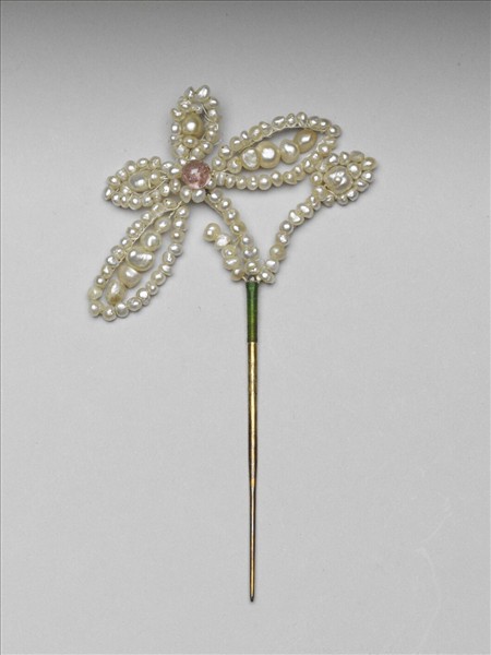 珍珠花簪