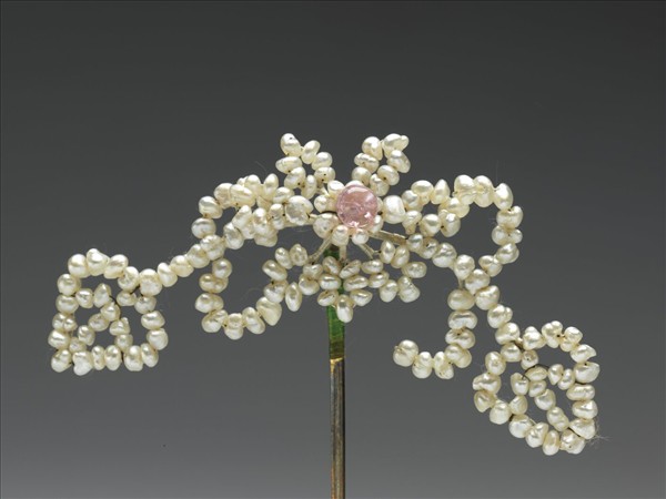 珍珠花簪