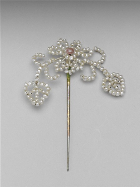 珍珠花簪