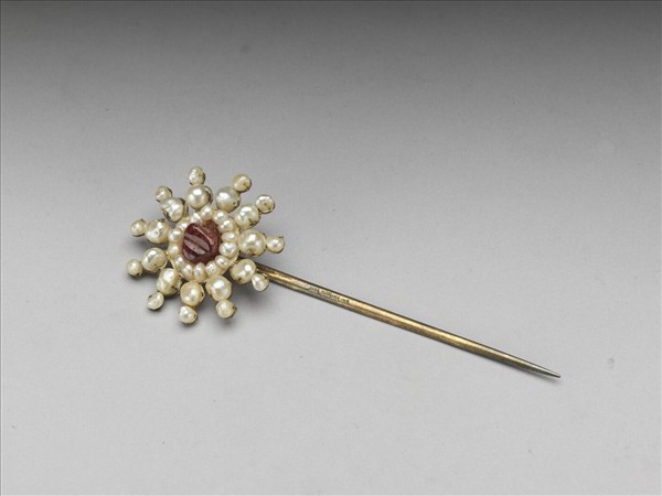 珍珠花簪
