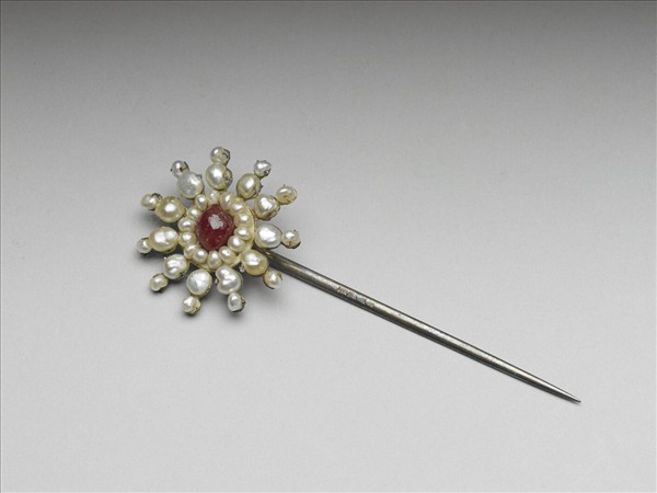 珍珠花簪