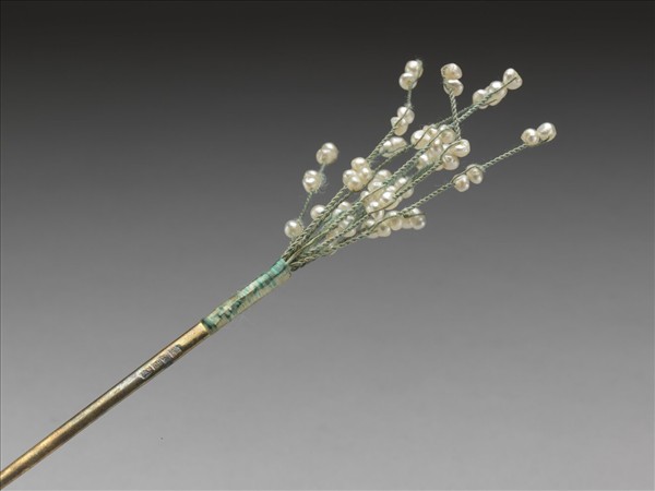 珍珠花簪