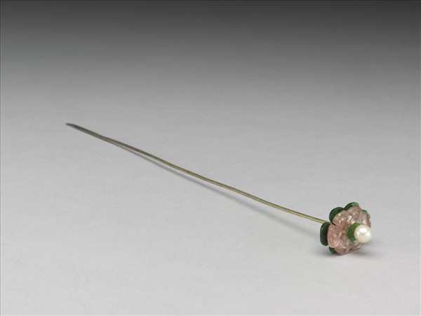 嵌珠翠碧璽花簪