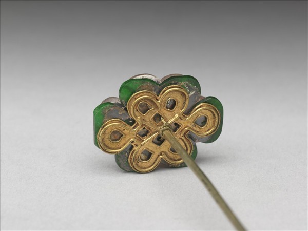 嵌珠翠碧璽花簪