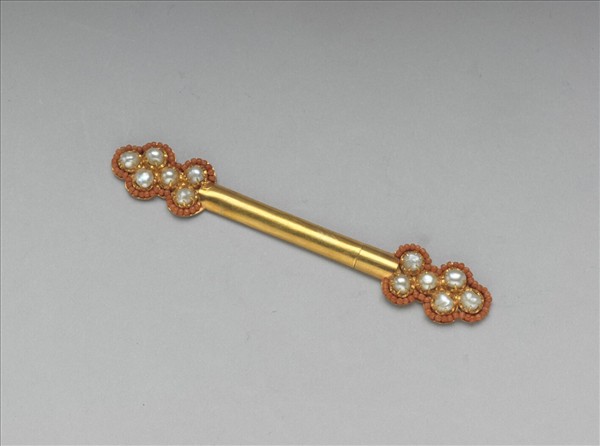 金嵌珊瑚珠簪