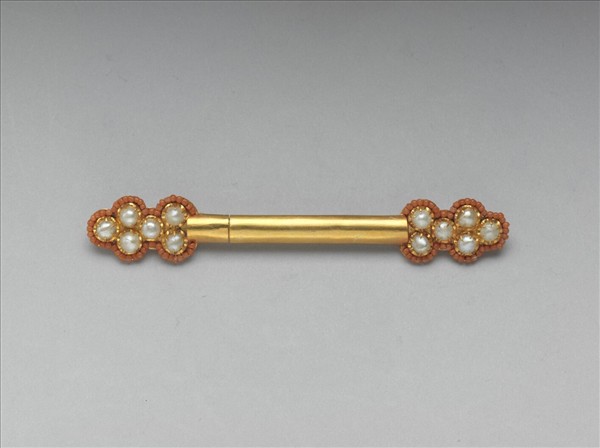金嵌珊瑚珠簪