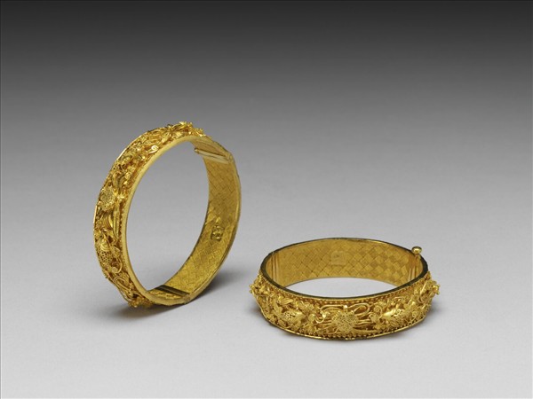 金纍絲水族鐲（二件）