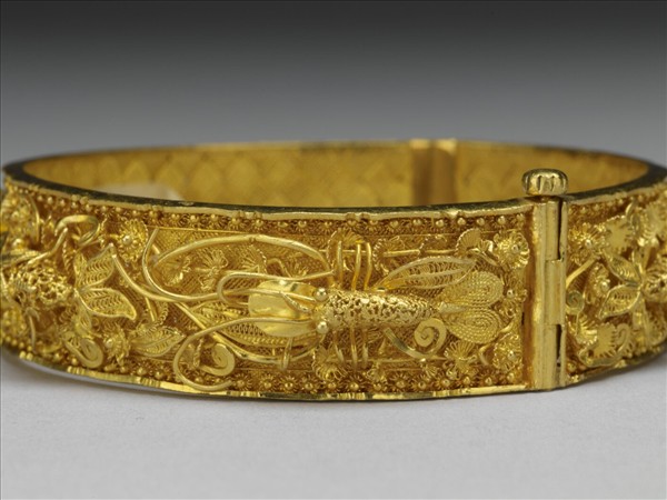 金纍絲水族鐲（二件）