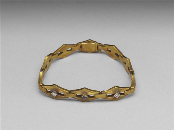 金嵌鑽石手鍊