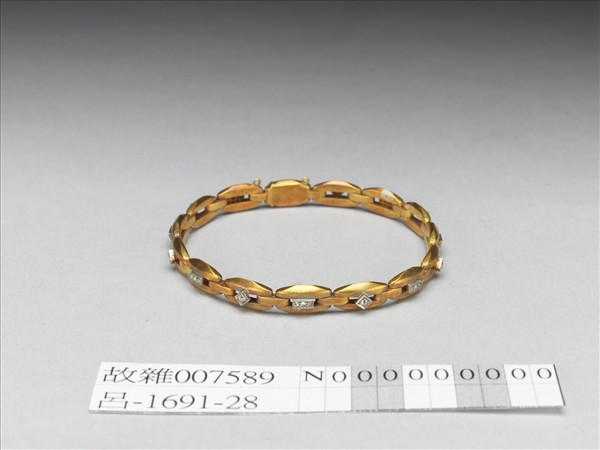 金嵌鑽石手鍊