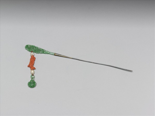 翠玉珊瑚簪
