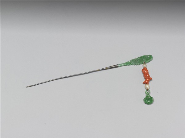 翠玉珊瑚簪