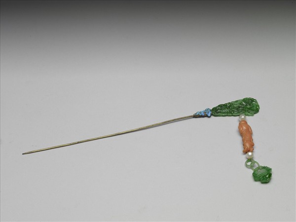 翠玉珊瑚簪