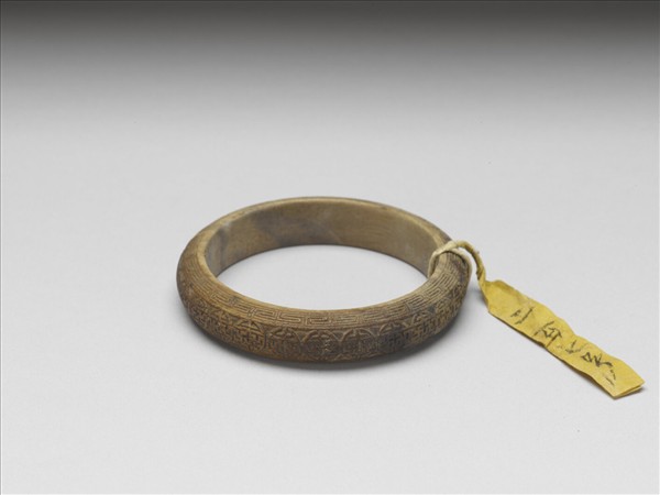 茄楠木雕萬福鐲