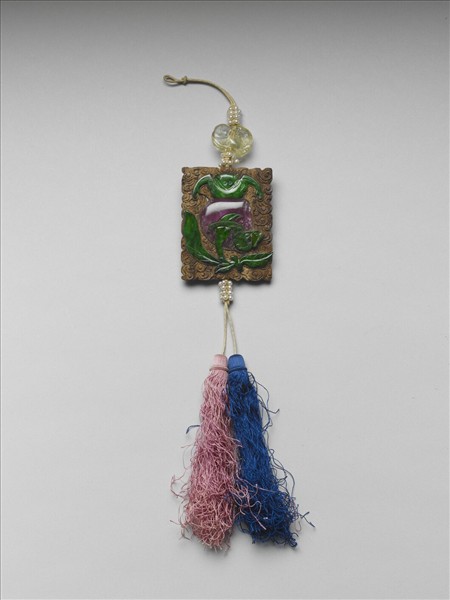 茄楠嵌寶福壽香珮