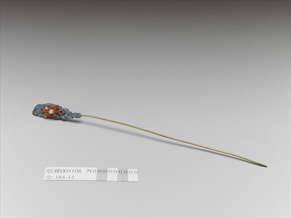 珊瑚米珠囍字嵌珠簪