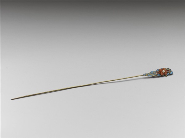 珊瑚米珠囍字嵌珠簪