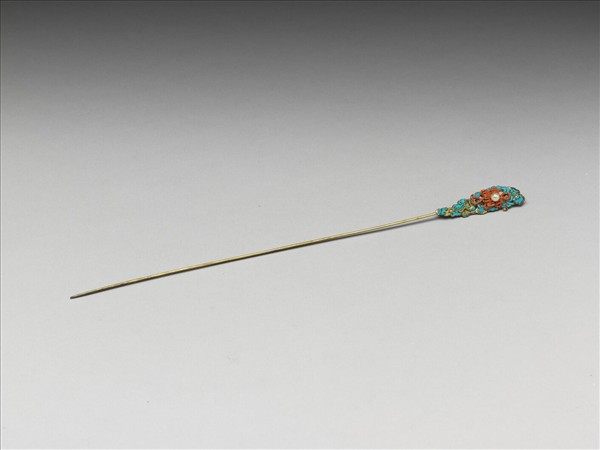 珊瑚米珠囍字嵌珠簪