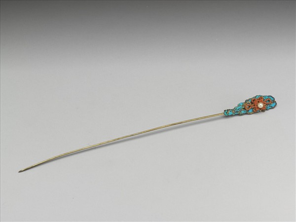 珊瑚米珠囍字嵌珠簪