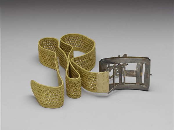 銀鍍金琺瑯壽字帶頭涼帶