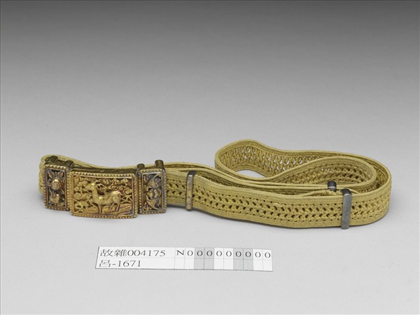 鍍金福祿壽帶頭涼帶