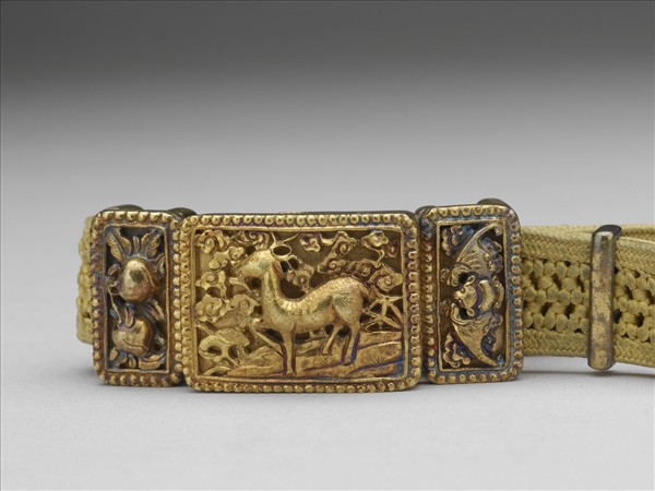 鍍金福祿壽帶頭涼帶