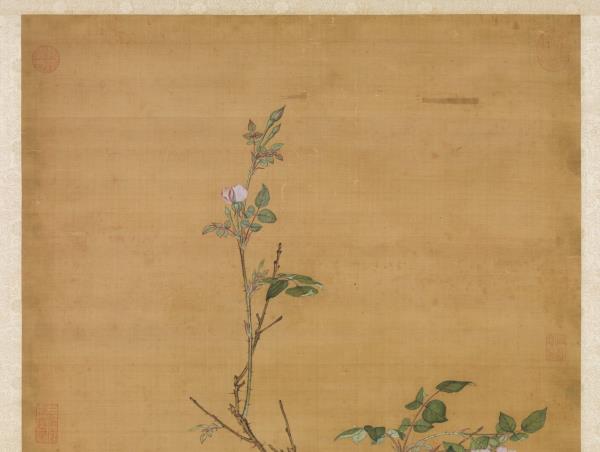 清郎世寧萬壽長春　軸