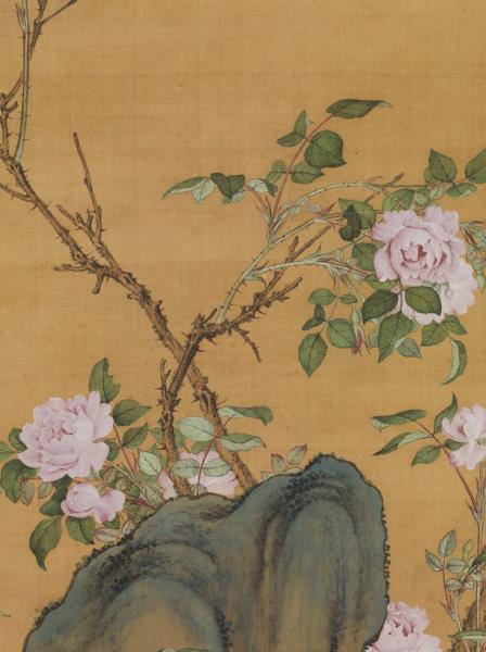 清郎世寧萬壽長春　軸