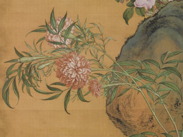 清郎世寧萬壽長春　軸